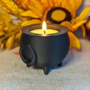Cauldron Tea light Holder
