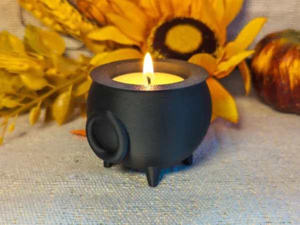 Cauldron Tea light Holder