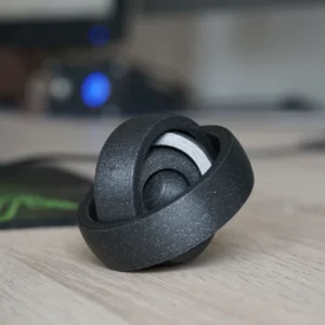 Rotating rings toy